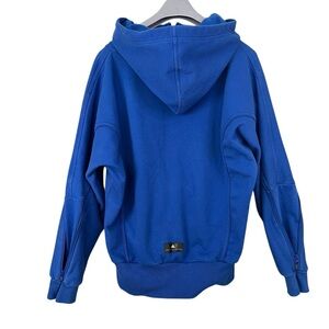 ADIDAS x STELLA MCCARTNEY Zip Up Hoodie Zipper sleeve detail Cobalt Blue Size L
